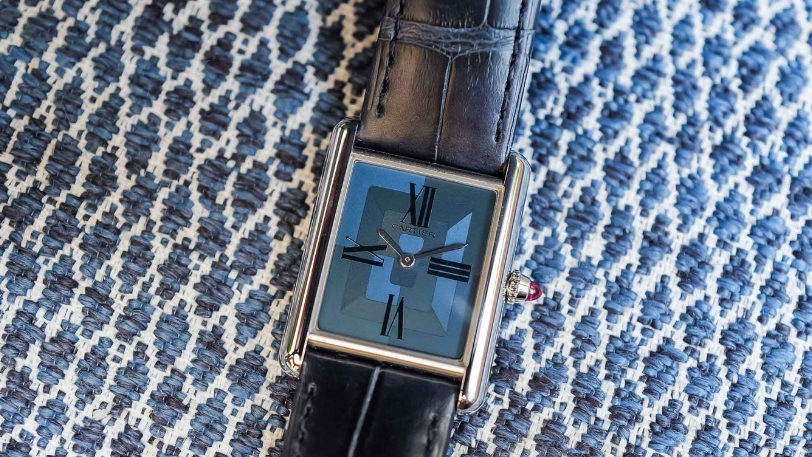 卡地亞推出Tank Louis Cartier歐洲限量版鉑金腕表